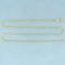 Italian Made 18 Inch Twisting Curb Link Chain Necklace In 14k Yellow Gold
