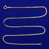 15 1/2 Inch C Link Chain Necklace In 14k Yellow Gold