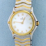 Ebel Sport Classique Womens Watch In Stainless Steel And 18k Gold
