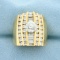 Antique 4ct Tw Old European Cut Diamond Ring In 14k Yellow Gold