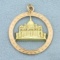 St. Peter's Basilica Pendant In 18k Yellow And Rose Gold