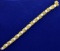 Designer Akoya Pearl Bracelet In 18k Yellow Gold