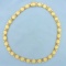 Designer Link Two Tone Necklace In 18k Yellow And White Gold