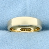 Comfort Fit Wedding Band Ring In 18k Yellow Gold