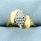Diamond Cluster Ring In 14k Yellow Gold