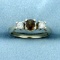 Three-stone Fancy Chrysoberyl And Diamond Ring In 14k White Gold