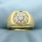 .6ct Tw Diamond Target Design Ring In 14k Yellow Gold