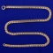Heavy 20 Inch Curb Link Chain Necklace In 14k Yellow Gold