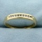 Men's Channel Set Diamond Wedding Or Anniversary Band Ring In 14k Yellow Gold