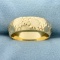 Bubble Design Band Ring In 14k Yellow Gold