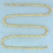 18 Inch Rope Style Chain Necklace In 14k Yellow Gold