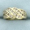1ct Tw Channel Set Champagne Diamond Ring In 10k Yellow Gold