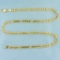 18 Inch Figaro Link Chain Necklace In 14k Yellow Gold