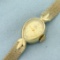 Vintage Womens Waltham Manual Wind Wrist Watch In 10k Yellow Gold Plate