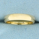 Traditional Wedding Band Ring In 14k Yellow Gold