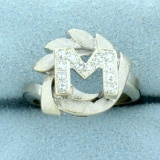 Vintage Diamond Initial 