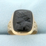 Vintage Cameo Ring In 14k Rose Gold