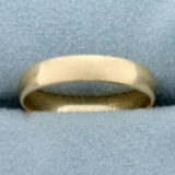 4mm Traditional Wedding Band Ring In 14k Yellow Gold