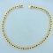 Vintage Onyx Necklace In 14k Yellow Gold