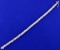 2ct Tw Diamond Kisses Style Tennis Bracelet In 10k White And Yellow Gold