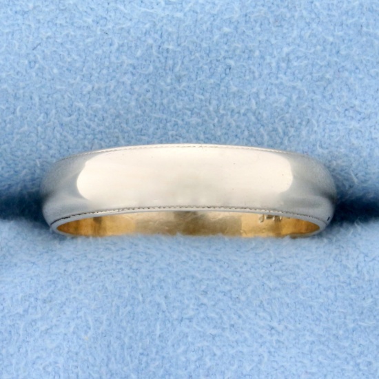 Milgrain Beaded Edge Wedding Band Ring In 14k Yellow Gold