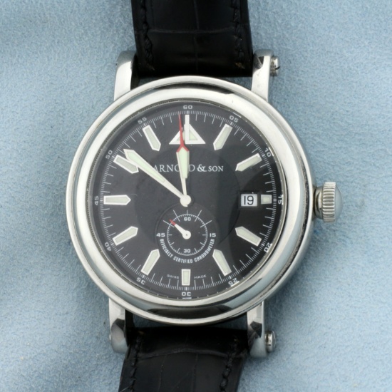 Arnold And Son Hms Cosc Automatic Chronometer Watch
