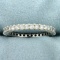 1.25ct Tw Diamond Eternity Band Ring In 14k White Gold