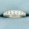 15ct Tw Diamond Channel Set Wedding Band Ring In 14k White Gold