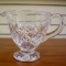 Waterford Crystal Araglin Footed Gravy Sauce Creamer Boat