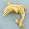 Dolphin Pendant In 14k Yellow Gold