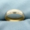 Milgrain Beaded Edge Wedding Band Ring In 14k Yellow Gold