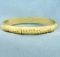 Unique Rope Design Bangle Bracelet In 14k Yellow Gold