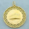 Greek Parthenon Pendant In 14k Yellow Gold