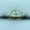 3/4ct Tw Green Chrysoberyl Ring In 10k White Gold