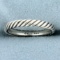 Authentic David Yurman 3mm Cable Stack Ring In .925 Sterling Silver