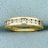 1/2ct Tw Diamond Wedding Or Anniversary Band Ring In 14k Yellow Gold