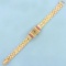 Vintage Ladies Ruby And Diamond Perfecta Watch In Solid 14k Rose Gold