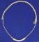 17 Inch Diamond Arc Design Necklace In 14k Yellow Gold