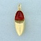 Dutch Clog Shoe Pendant In 14k Yellow Gold