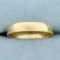 4mm Classic Wedding Band Ring In 14k Yellow Gold