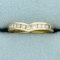 Curved V Shape Diamond Wedding Or Anniversary Band Ring In 14k Yellow Gold
