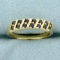 Natural Sapphire Band Ring In 14k Yellow Gold
