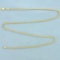 16 1/2 Inch Snake Link Chain Necklace In 14k Yellow Gold