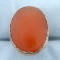 Antique Carnelian Statement Ring In 14k Rose Gold