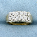 1/3ct Tw Diamond Wedding Or Anniversary Ring In 14k Yellow And White Gold