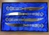 Waterford Crystal Steak Knives With Original Box Set Of Four