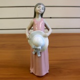 Lladro Figurine The Dreamer Girl With Sun Hat 5008 Retired Mint