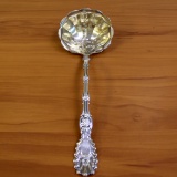 Rare Antique Whiting Radiant Sterling Silver Punch Ladle