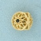 Pandora 14k Gold And Sapphire Bead Charm