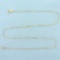 20 Inch Box Link Chain Necklace In 14k Yellow Gold